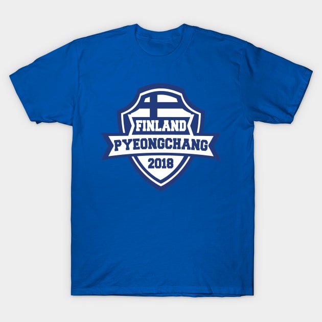 Team Finland Pyeongchang 2018 T-Shirt by OffesniveLine